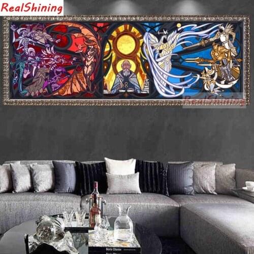 Large size picture Game characters diamond Embroidery diy diamond painting 5d cross stitch diamond pictures H1990