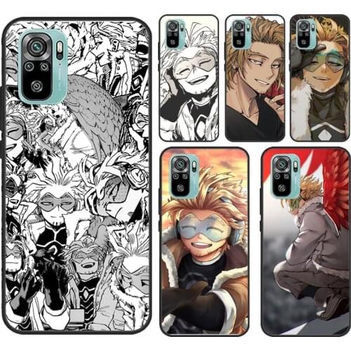 Hawks My Hero Academia For Xiaomi Redmi Note 9 Pro Note 10 Pro 7 8 9S 8T Back Cover For Redmi 9T 9C 9A K40 Case
