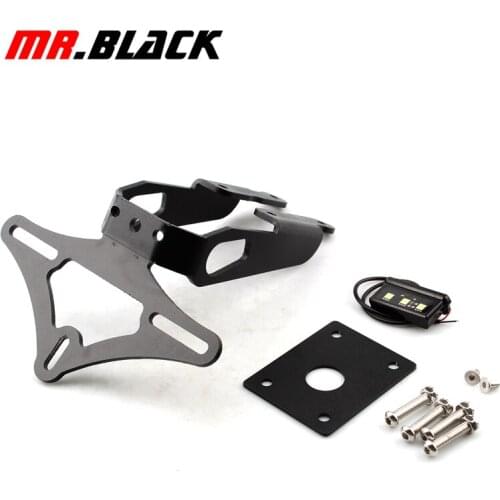 License Plate Holder LED Light for KAWASAKI Z650 2017 2018 2019 Motorcycle Accessories Tail Tidy Fender Eliminator CNC