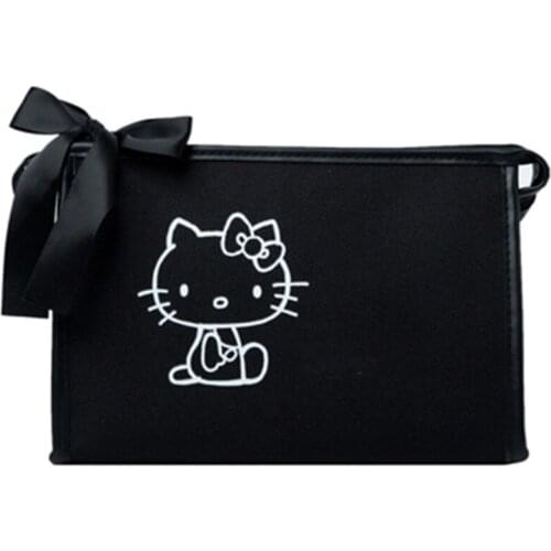 Anime Cartoon Cat Pattern Travel Cosmetic Bag Storage Bag Makeup Case