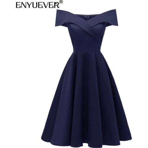 ENYUEVER Off-the-shoulder Summer Dresses