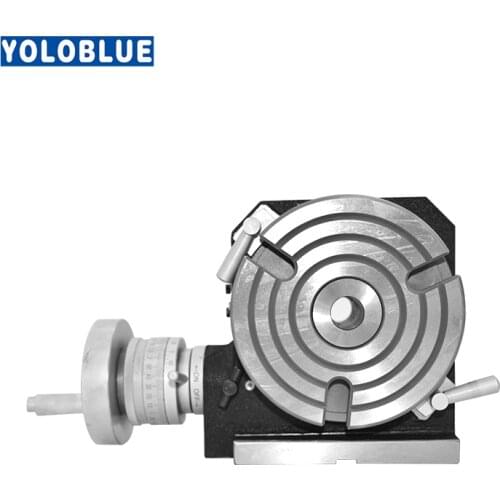 HV4 diameter 100mm vertical and horizontal milling machine horizontal vertical rotary table high precision