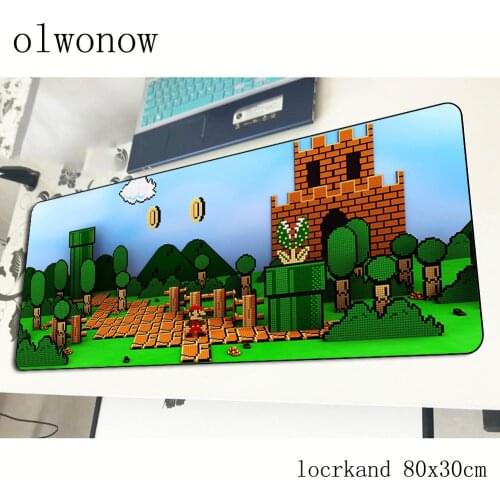 Mario pad mouse Beautiful computador gamer mouse pad 800x300x2mm padmouse Domineering mousepad ergonomic gadget office desk mats