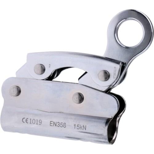 MagiDeal 15KN Safety Outdoor Rock Climbing Caving Roof Tree Arborist Rope Grab for Rappelling Rigging Mountaineering