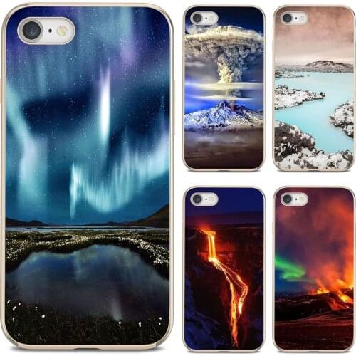 For Xiaomi poco X3 nfc F2 Pro M3 Mi 5X 6X Max Mix 1 2 2S 3 Mi5 Mi6 Mi3 Mi4 Wonders of Nature volcano iceland Soft Cases
