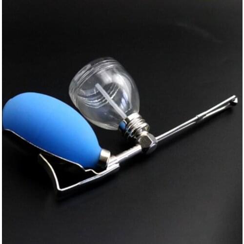 Silicone Powder Blower Puffer Barbers Talcum Bottle Hair Fiber Applicator