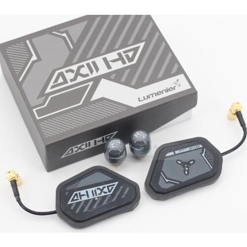 Original AX-II HD Patch/Stubby Combo 5.8GHz 8.2dBi 2.2dBi LHCP RPSMA for Digital HD FPV Goggles RC Drone DIY Accessories Toys