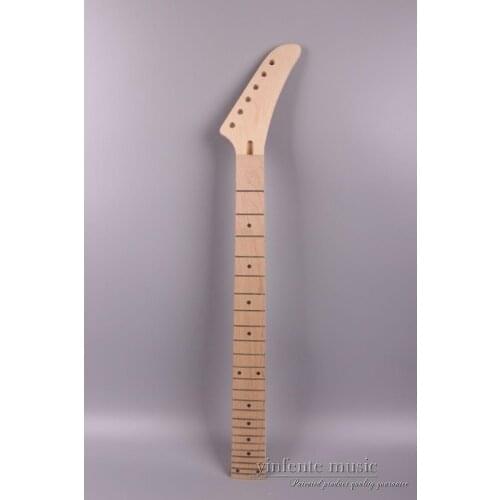 Electric Guitar Neck Replacement 24 fret 25.5" Truss Rod Maple Guitar parts #14