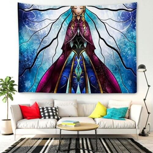 Anna Glass Painting Tapestry for Living Room Bedroom Dorm Home Decor