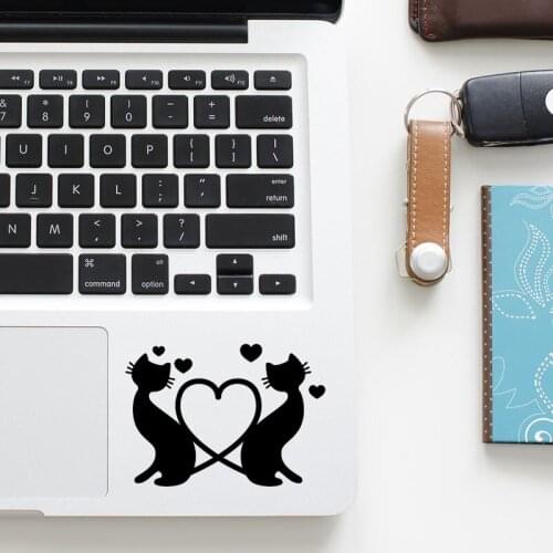 Sweet Cat Lover Cartoon Trackpad Decal Laptop Sticker for Macbook Pro Air Retina 11 12 13 15 inch Mac Surface Book Touchpad Skin