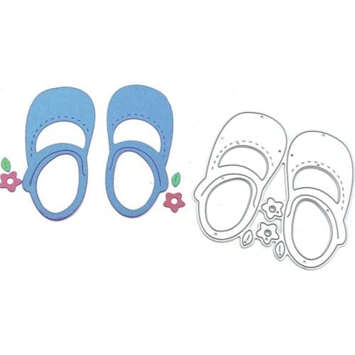 Julyarts Embroidered shoes Craft Dies Natal For Scrapbooking Practice Hands-on DIY Album Card Handmade Tools