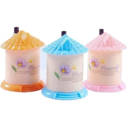 1Pc Automatic Small Portable Home Mode Romantic Shaped Toothpick Box Creative Color Random