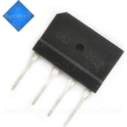 1pcs/lot 25A 1000V diode bridge rectifier GBJ2510 In Stock