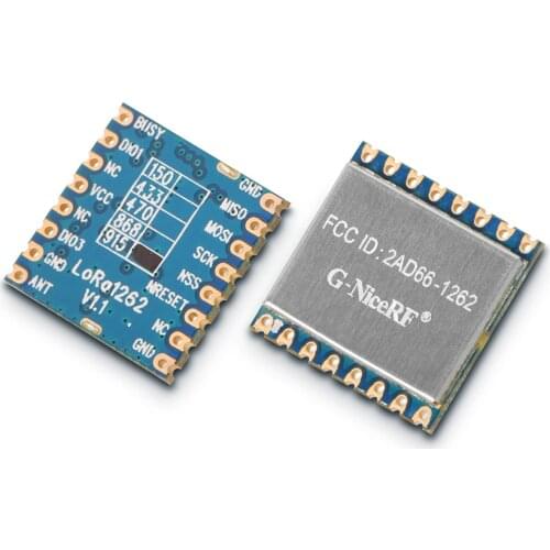1pc/lot FCC certified Lora1262 915MHz SX1262 22dBm -148dBm TCXO High Sensitivity 4Km-6Km 160mW SPI port Lora Module