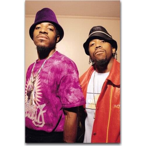 2000 OUTKAST Stankonia Hip Hop Duo Album 2-Silk Art Poster Wall Sticker Decoration Gift