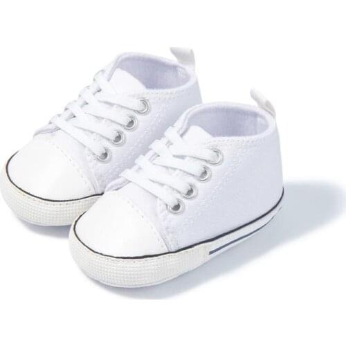 2021 Baby Boys Girls First Walkers Shoes Infant Toddler Soft Sole Anti-slip Baby Shoes Newborn Canvas Baby Sports Sneakers Shoes
