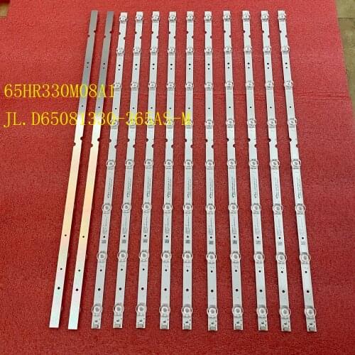 4set=24pcs LED backlight strip for TOSHIBA 65P65US TCL 65S421 65HR330M08A1 4C-LB6508-HR01J PF01J JL.D65081330-365AS-M