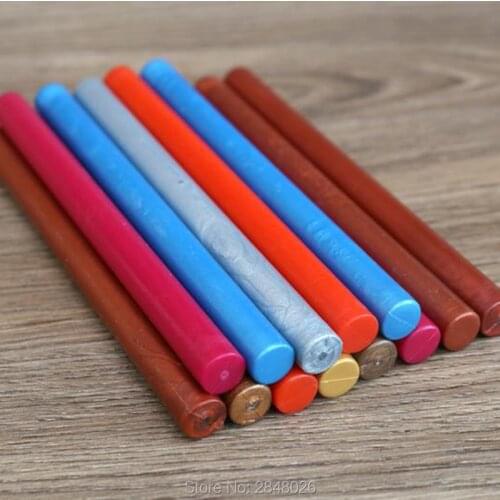 40 colors sealing wax sticks for for Melting Glue Tool Stamp,envelope seal,color,wedding seals