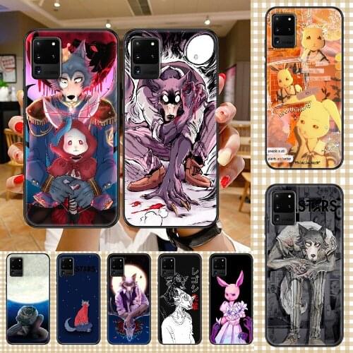 Anime BEASTARS Phone case For Samsung Galaxy Note 4 8 9 10 20 S8 S9 S10 S10E S20 Plus UITRA Ultra black trend cover art shell
