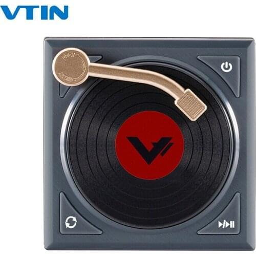Vintage Bluetooth Speaker VTIN H1 Wireless Speaker 5.0 Hi-Fi Speaker Retro Phonograph Compatible with iPad Android IOS System