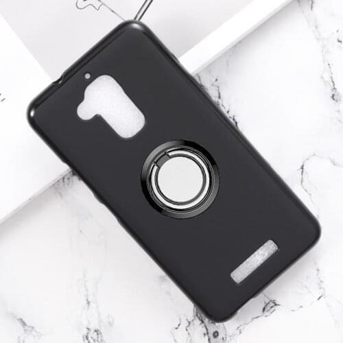 For ASUS Zenfone 3 Max ZC520TL Back Ring Holder Bracket Phone Case Cover Phone TPU Soft Silicone Cases for ZC520TL 5.2"