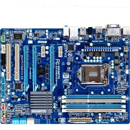 For Gigabyte GA-Z68A-D3H-B3 Original Used Desktop Motherboard Z68A-D3H-B3 Z68 LGA 1155DDR3 32G SATA3 P8Z68-V P8Z68 LX LE