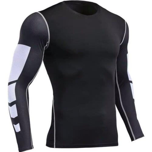 Running T-Shirts Men Clothing Compression Rashguard Mens Gym TShirt Sport jerseys Spandex T Shirt Man Quick Dry Tops