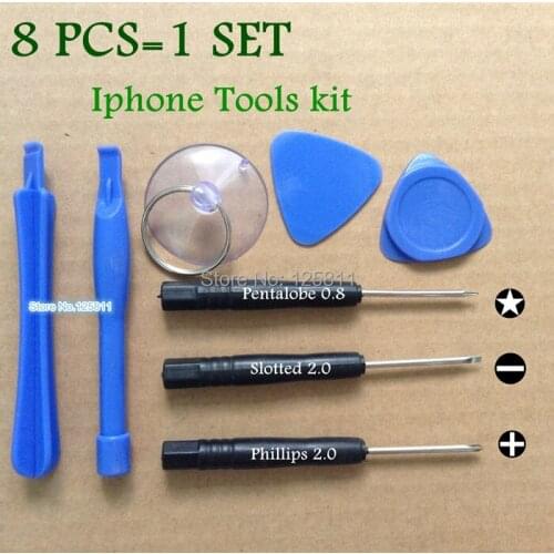 300SET Cell Phones Opening Pry Repair Tool Kit Screwdrivers Tools Set Ferramentas Kit For iPhone 5S 4 Samsung