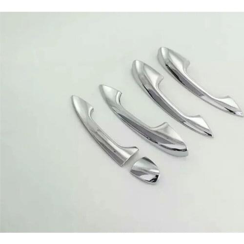 5pcs ABS Chrome Car Side Door Handle Cover Trim Sticker For Mercedes Benz GLC Class X253 GLC200 GLC250 GLC300 2016 Styling