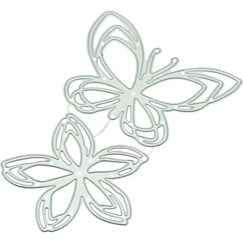 New Metal Cutting Dies Butterfly Flower For DIY Scrapbooking Craft Stamps Die Cut Embossing Card Making Stencil Frame