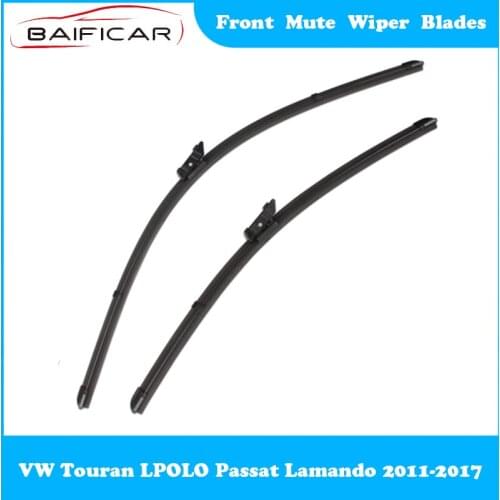 Baificar Brand New Genuine A Pair Front Mute Wiper Blades 18D 955 425 B for VW Touran L POLO Passat Lamando 2011-2017