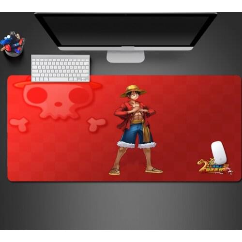 Most Popular Red Animation Best-selling Pad Unique Style Large Game Competition Cool Custom Lock Pad Computer Keyboard Table Mat