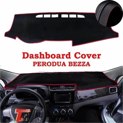 TAIJS Factory New Quality Anti Cracking Leather Car Dashboard Cover For PERODUA BEZZA Left hand drive