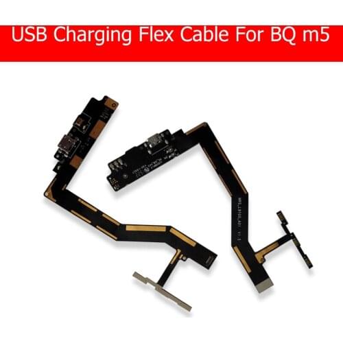 WEETEN Genuine USB Charger Flex Cable For BQ Aquaris M5 5.0" USB Charging Port Connector Flex Ribbon Cable Replacement Repair