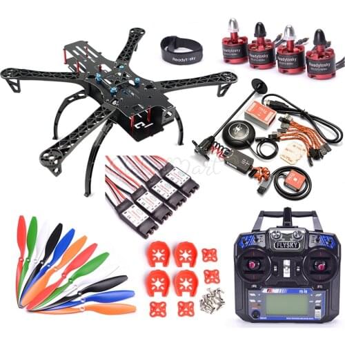 X500 500mm 500 Quadcotper Frame Kit Pixhawk 2.4.8 32 Bit Flight Controller M8N GPS PPM RGB I2C Module 2212 920KV Motor 30A ESC