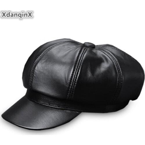 Женские кожаные шапки XdanqinX China At AliExpress