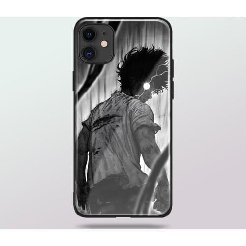 Mob psycho 100 Shigeo Kageyama anime glass soft silicone phone case cover shell For iPhone SE 6 6s 7 8 Plus X XR XS 11 Pro Max