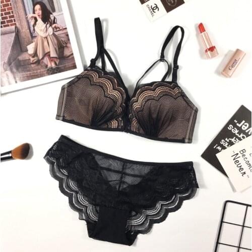 Womens sexy bra set The new style super personal adjustable sexy lingerie becomes a sweet girl bra suit hot sale