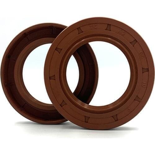 2PCS ID 38 MM 38X50X7 Oil Seal Skeleton Brown Fluoro FKM Fluorine Rubber Hydrauli Spring U Lip TC Ring Gasket