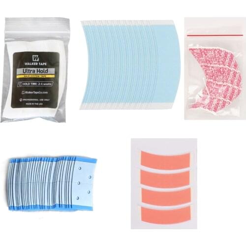 36pcs/lot White Ultra Hold Tape Red DUO-TAC Lace Front Blue Double Supertape For Toupee/Lace Wig/Tape Hair Adhesive Tape