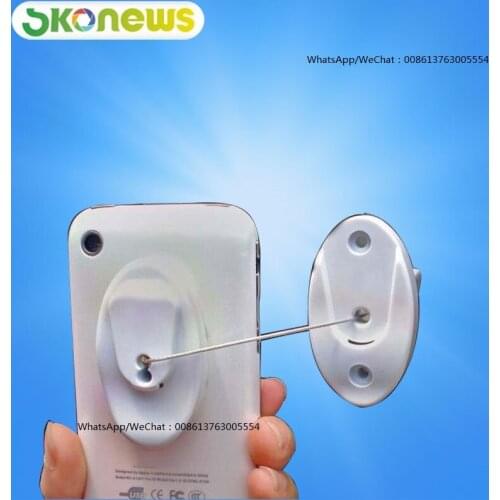 50 pcs High quality Wall mount retractable Security pull box recoiler with steel cable for mobile phone anti theft exhibition