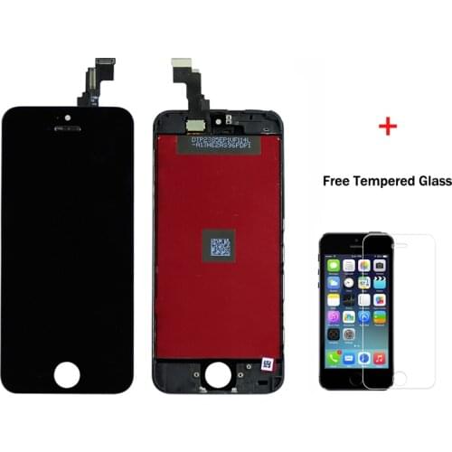 AAA Quality No Dead Pixel For iPhone 5S 5C 5 LCD Display with Touch Screen Digitizer Assembly Black White