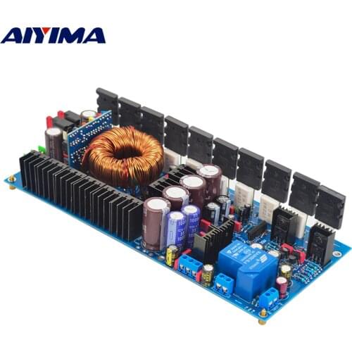 AIYIMA 500W Mono Amplifier Audio Board Amplificador TTA1943 TTC5200 HiFi Sound Music Speaker Amplifier DIY Home Theater DC 12V