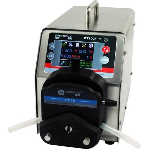 BT100F-1 YT15 SS shell Industrial Medical Lab Dispensing Dosing Filling Peristaltic pump0.006-570ml/min