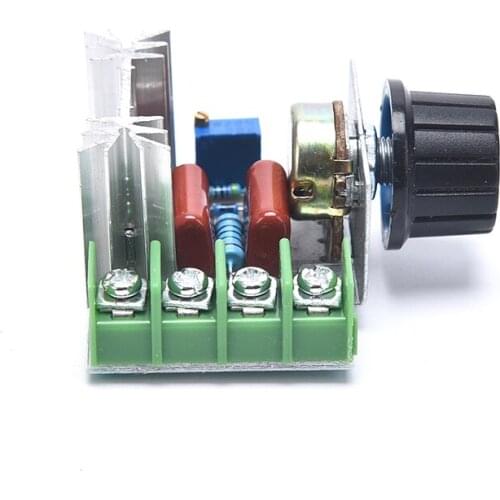 Dimmer 220V 2000W Speed Controller Dimmer Switch Electronic SCR Voltage Regulator 220V Temperature Thermostat Dimmer DC For lamp