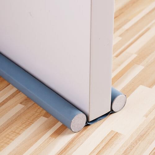Door Draft Stopper Foldable Sound Proof Noise Seal Strip Dust Proof Under Door Bottom Weather Stripping