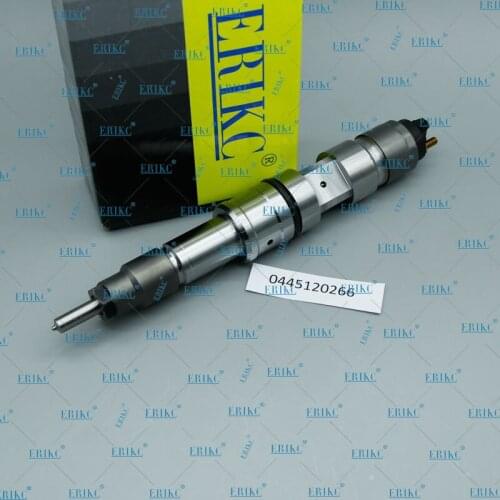 ERIKC 0445120266 Common Rail Injector 0 445 120 266 Diesel Engine Part Nozzle 0445 120 266 for Weichai 612640090001 612630090012