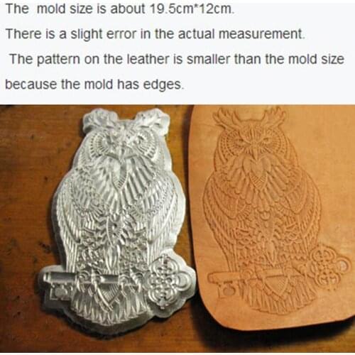 3D Owl design Hand-work leather working tools carving punches stamp craft leather with leather carving tools