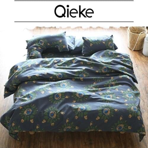 Brand Sunflowers Painting Print 100%Cotton bedding set bed sheet/fitted sheet/duvet cover/pillow case Home Textile King Size