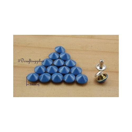 Rivets leather rivet bag clothing shoes Cone 100 sets 7 mm AT53K